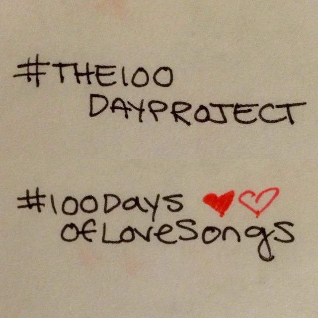 100DaysOfLoveSongs