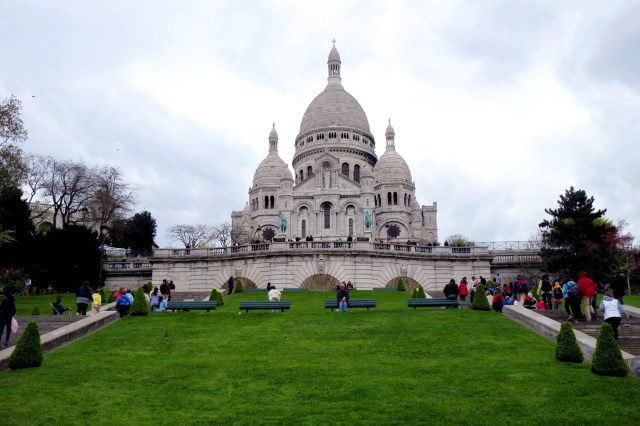 paris france montmartre sacre coeur basilicia