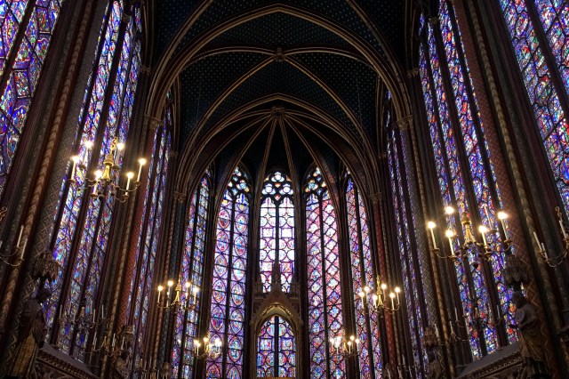 paris france sainte chapelle