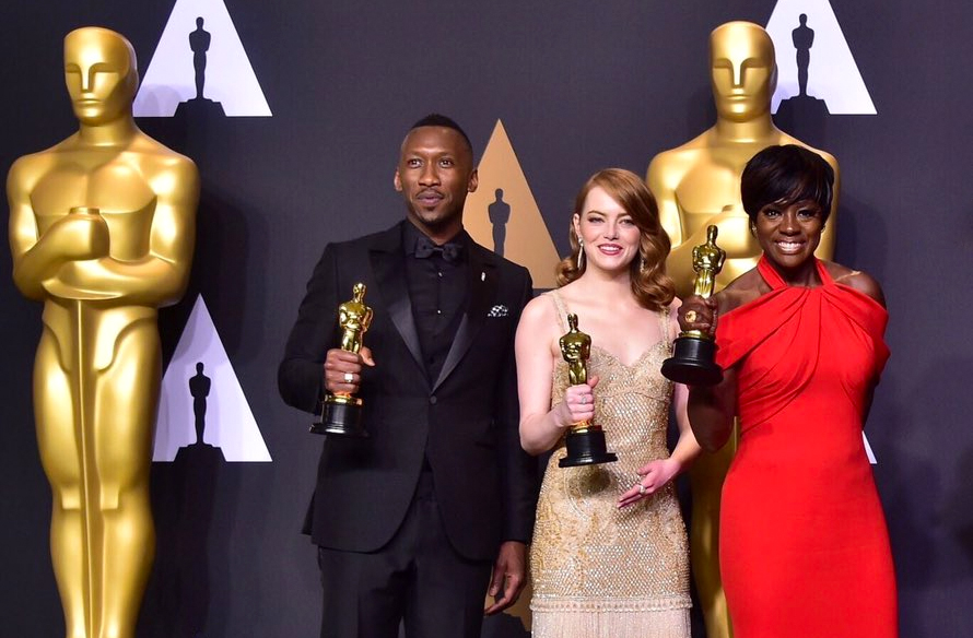 oscars 2017 viola davis mahershala ali emma stone