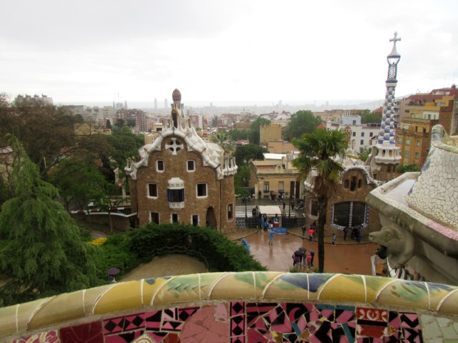 Gaudi's Park Guell in Barcelona Spain